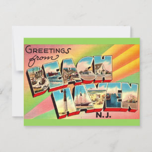 Beach Haven NJ Grußkarte Postkarte