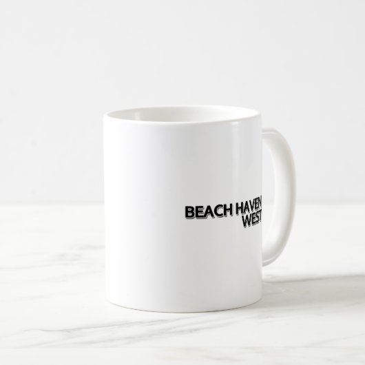 Beach Haven West, New Jersey Kaffeetasse (VorderseiteRechts)