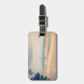 Beach Hawaii | Momente sammeln Nicht Dinge Gepäckanhänger (Vorderseite vertikal)