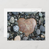 Beach Heart Postkarte (Vorne/Hinten)
