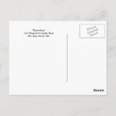 Beach Heart Postkarte (Rückseite)