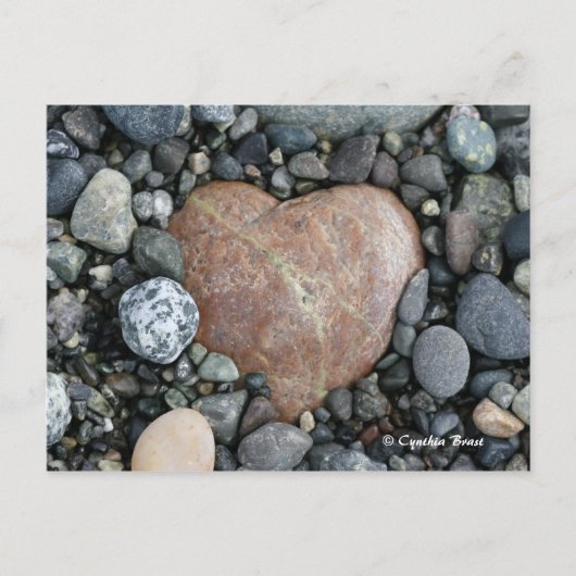 Beach Heart Postkarte (Vorderseite)