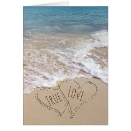 Beach Hearts Hochzeitsgratulation