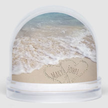 Beach Hearts With Names