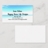 BEACH HINTERGRUND Visitenkarte (Vorne/Hinten)