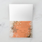 Beach Hochzeit Thema ~ Danke (Innenseite)