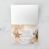 Beach Hochzeit Thema ~ Danke 2 (Innenseite)