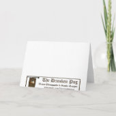 Beach Holiday Card Feiertagskarte (Rückseite)