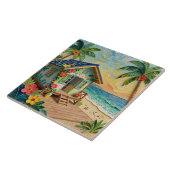 Beach Home Oceanic Coastal Art Fliese (Seite)