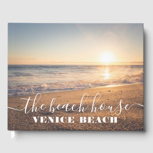 Beach Hotel Vacation House Willkommen Gästebuch (Vorderseite)