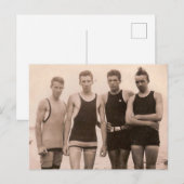 Beach Hotties 1905 Postkarte (Vorne/Hinten)