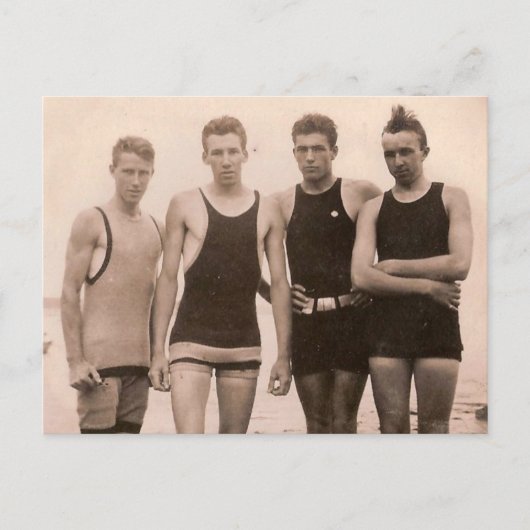 Beach Hotties 1905 Postkarte (Vorderseite)