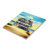 Beach House auf dem Sand Fliese (Seite)