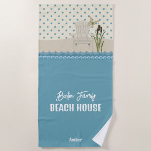 Beach House Beach Scene Lake House Beach Handtuch