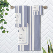 Beach House Blue Stripes Coasthouse Badhandtuch Set
