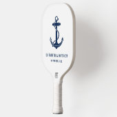 Beach House Boat Anchor Wedding Favors Custom Pickleball Schläger (Links)