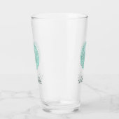 Beach House Clam Muschel Aqua Blue ID623 Glas (Rechts)