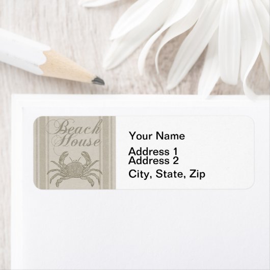 Beach House Crab Seashore (Insitu)