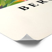 Beach house decor, Mid century modern poster, Pink Poster (Ecke)