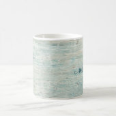 Beach House Driftwood Ocean Coasta Familienname Kaffeetasse (Mittel)