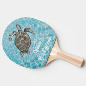 Beach House Fun Unterwasser-Freunde Tischtennis Schläger (Seitenansicht)