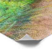 Beach House Garden mit Sailboat Poster (Ecke)