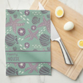 Beach House Geschirrtuch (Viertel Falte)