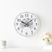 Beach House Hütte Große Wanduhr (Zuhause)