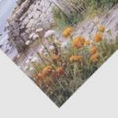 Beach House Hütte Landschaft Ocean Garden Seidenpapier (Detail)