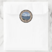 Beach House (individuell einstellbar) Aufkleber (Tasche)