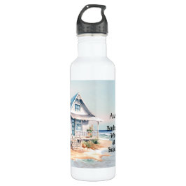 Beach House Junggeselinnen-Abschied Edelstahlflasche