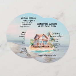 Beach House Junggeselinnen-Abschied Einladung