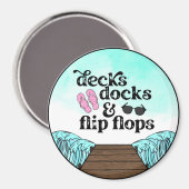 Beach House Kühlschrank Magnet (Vorderseite/Rückseite)