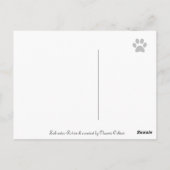 Beach House Labrador Boys Postcard Postkarte (Rückseite)