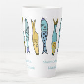 Beach House Latte Tasse (Vorderseite)