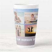 Beach House Life Multi-photo Milchtasse (Vorderseite)