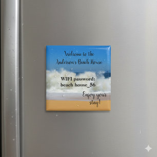 Beach House Magnet Ferien Vermietung WLAN-Kennwort