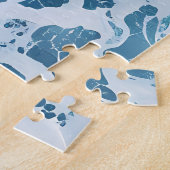 Beach House Nautical Anchor Ocean Wave personalize Puzzle (Seite)