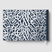 Beach House Nautical Coral Vacacation Miete Silver Gästebuch (Rückseite)