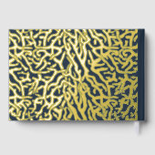 Beach House Nautical Coral Vacation Rental Gold Gästebuch (Rückseite)