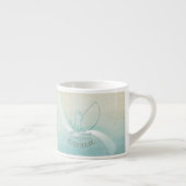 Beach House Nautical Fisherman Aqua Blue ID623 Espressotasse (Rechts)