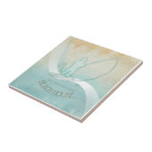 Beach House Nautical Fisherman Aqua Blue ID623 Fliese (Seite)