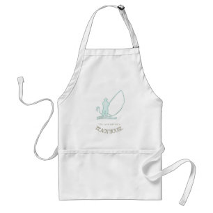 Beach House Nautical Fisherman Aqua Blue ID623 Schürze