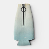 Beach House Nautical Starfish Aqua Blue ID623 Flaschenkühler (Rückseite)