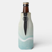 Beach House Nautical Turtle Aqua Blue ID623 Flaschenkühler (Flasche Rückseite)