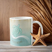 Beach House Nautical Turtle Aqua Blue ID623 Kaffeetasse