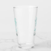 Beach House Palm Trees Aqua Blue ID623 Glas (Links)