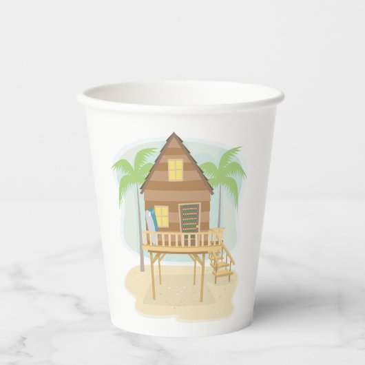 Beach House Pappbecher (Vorderseite)