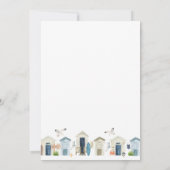 Beach House Partys Einladung (Rückseite)