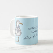 Beach House Personalisiert Kaffeetasse (Vorderseite Links)